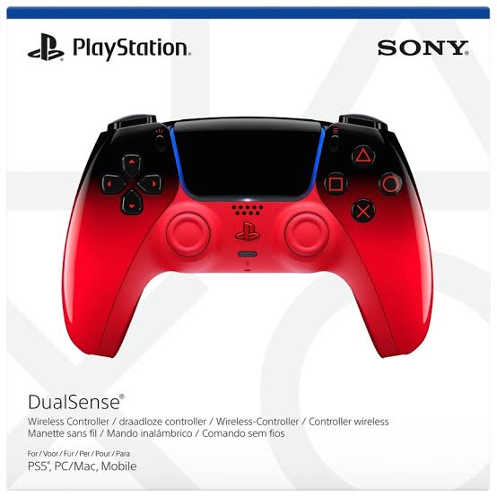 PS5 Controller Techno Red