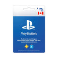 PSN Gift Card Canada 75 CAD