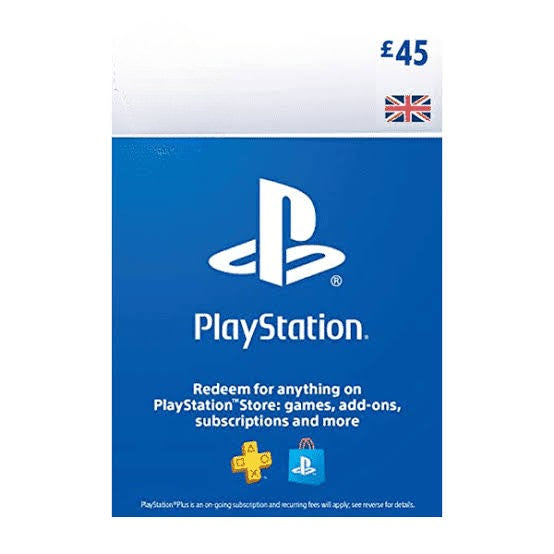 PSN Gift Card UK 45 GBP