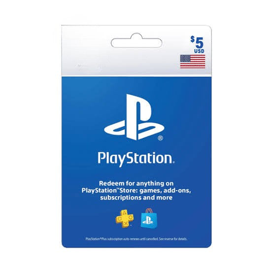 PSN Gift Card USA 5 USD